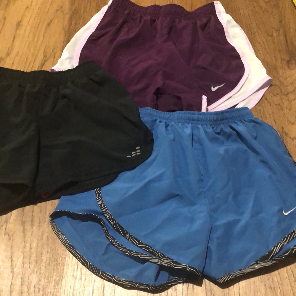 Nike shorts bundle. 2 Nike, 1 BCG shorts.